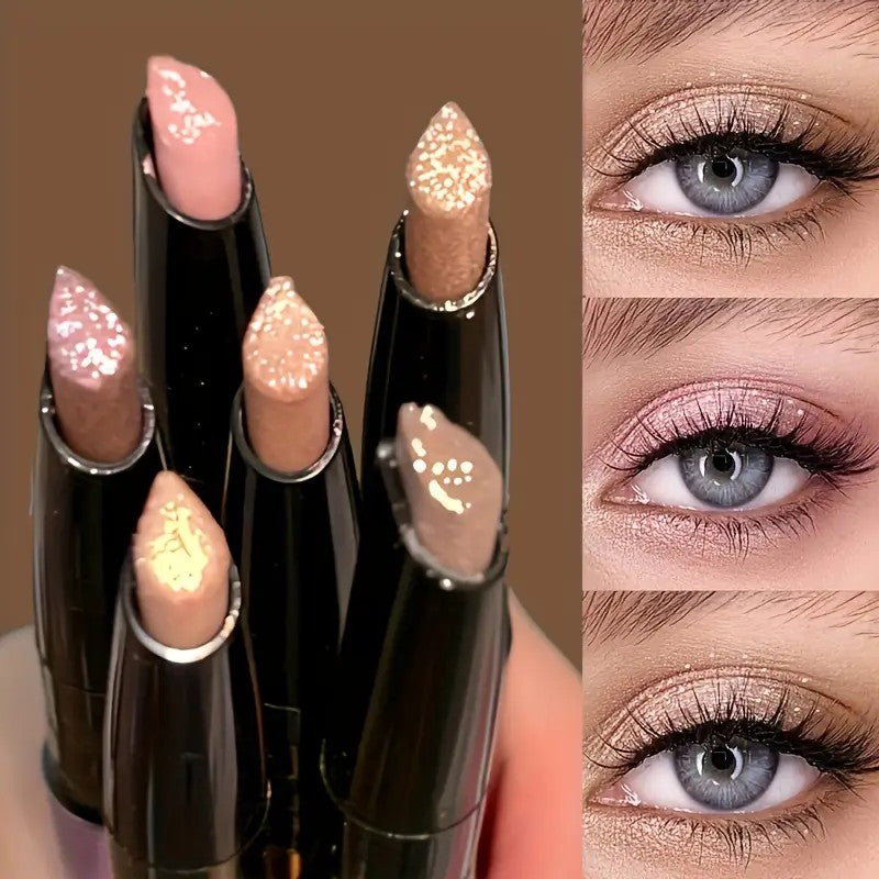 Six-color glitter eyeshadow stick