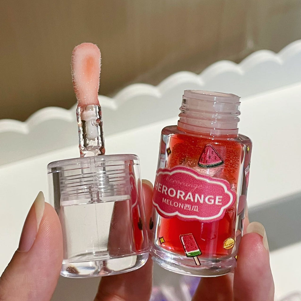 Three flavors of lip gloss