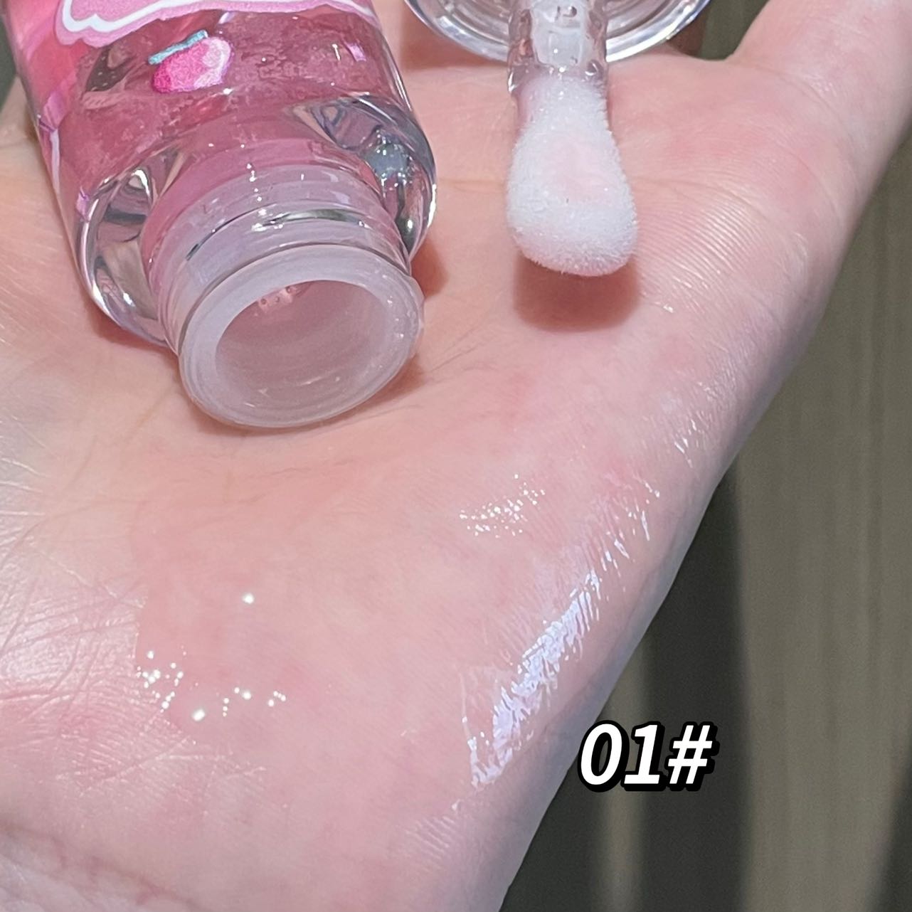 Three flavors of lip gloss