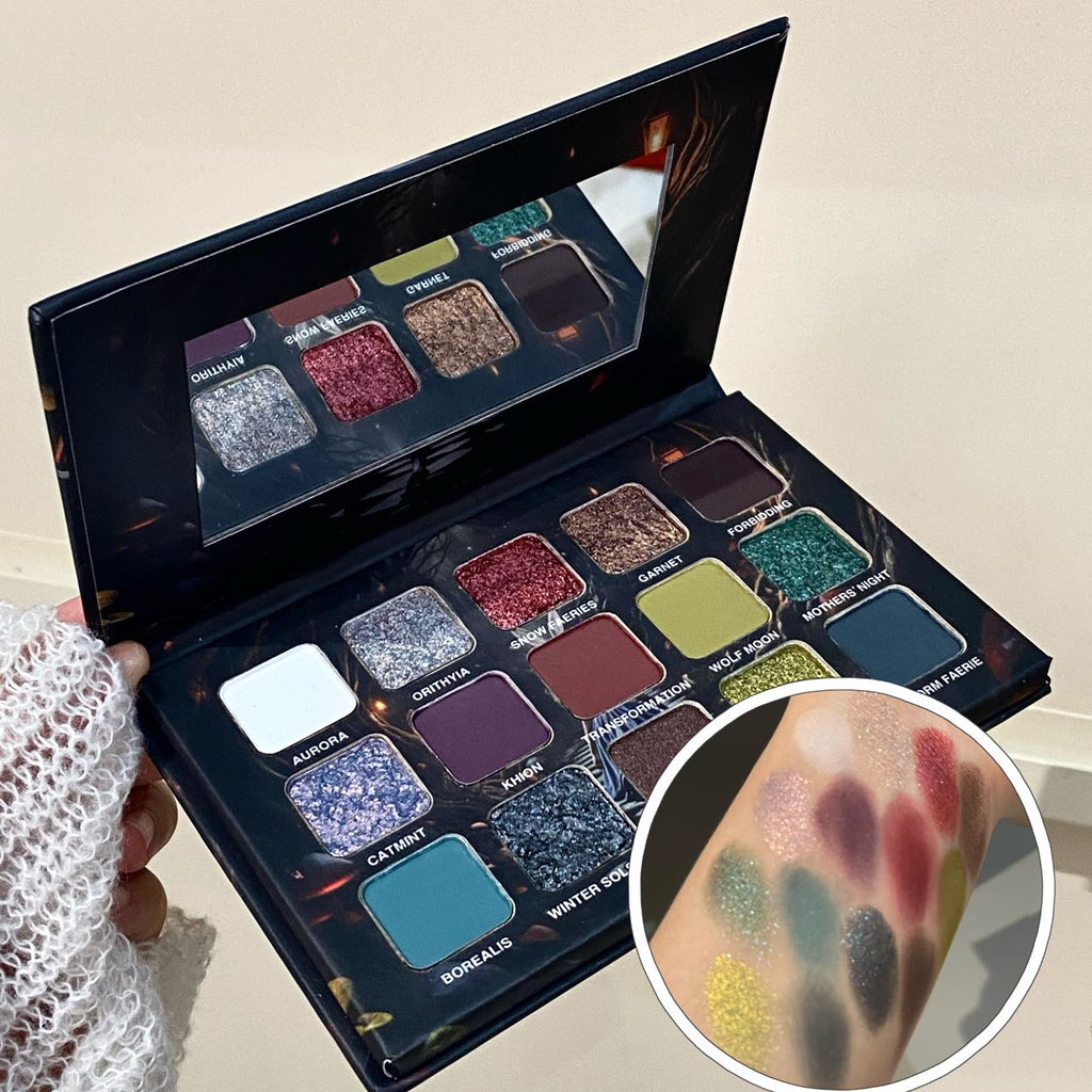15-color dark eyeshadow palette