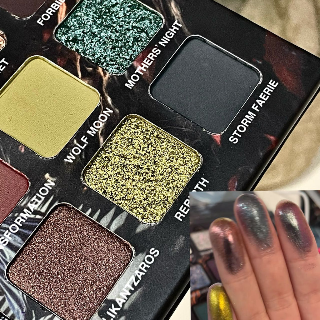 15-color dark eyeshadow palette