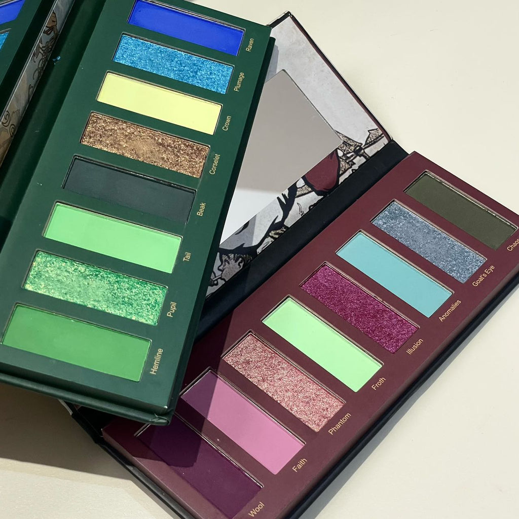 Retro piano keyboard eyeshadow