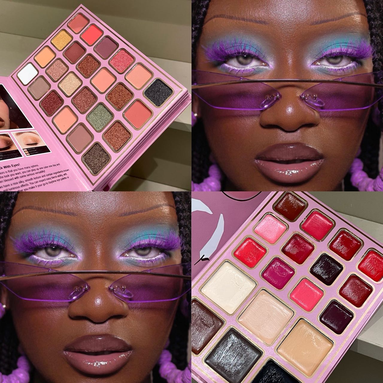 78-color multi-functional makeup palette set