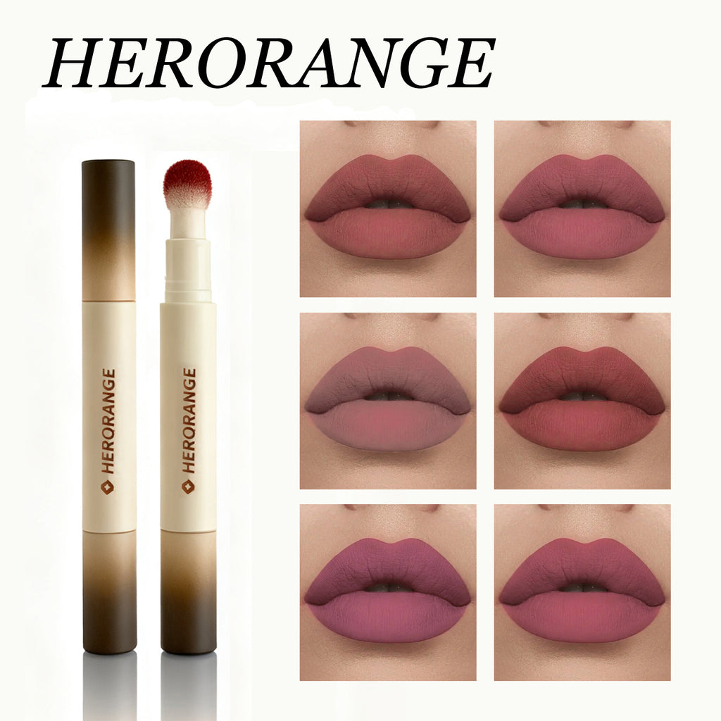 Six-piece matte lip gloss set