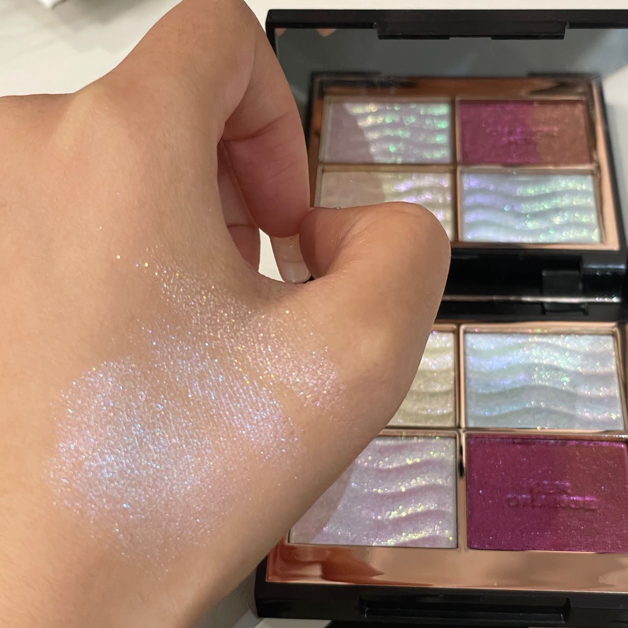 Color patchwork eyeshadow palette