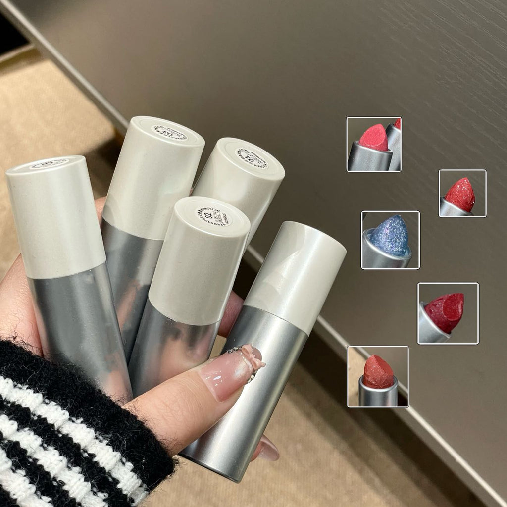 Glitter lipstick lip balm