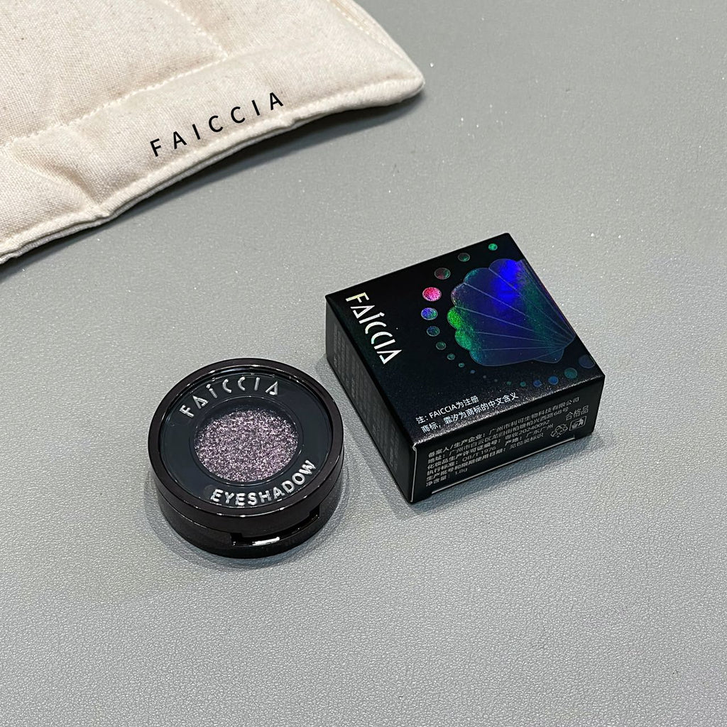 High-pigment glitter single eyeshadow