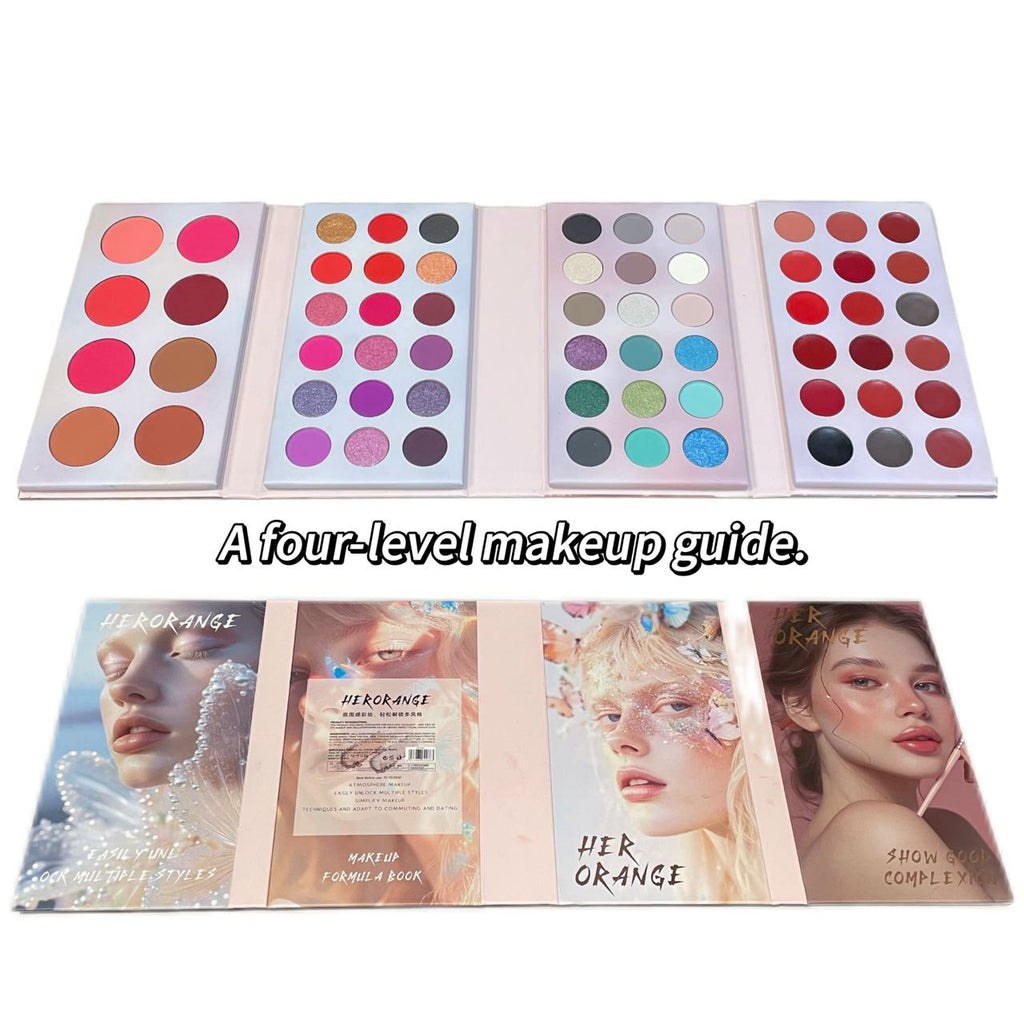 62-color all-in-one facial makeup set
