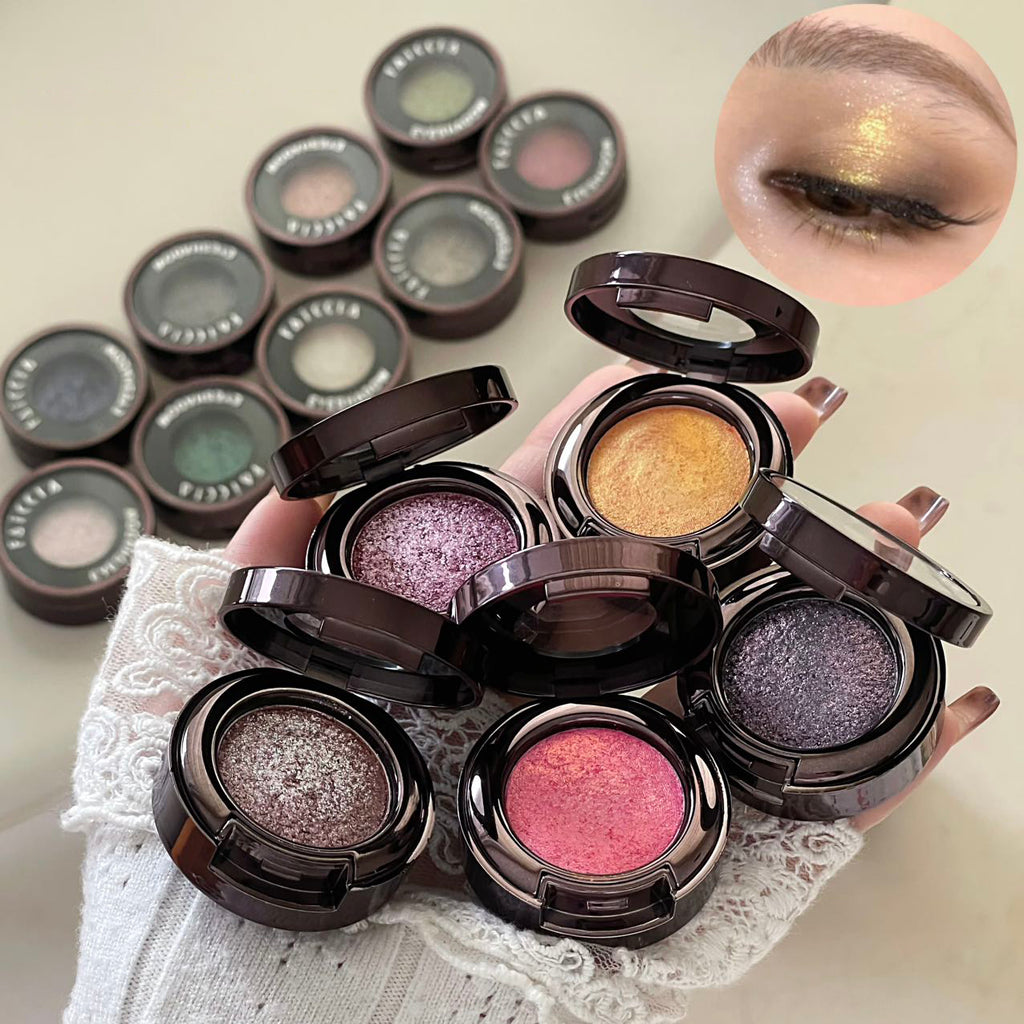 High-pigment glitter single eyeshadow