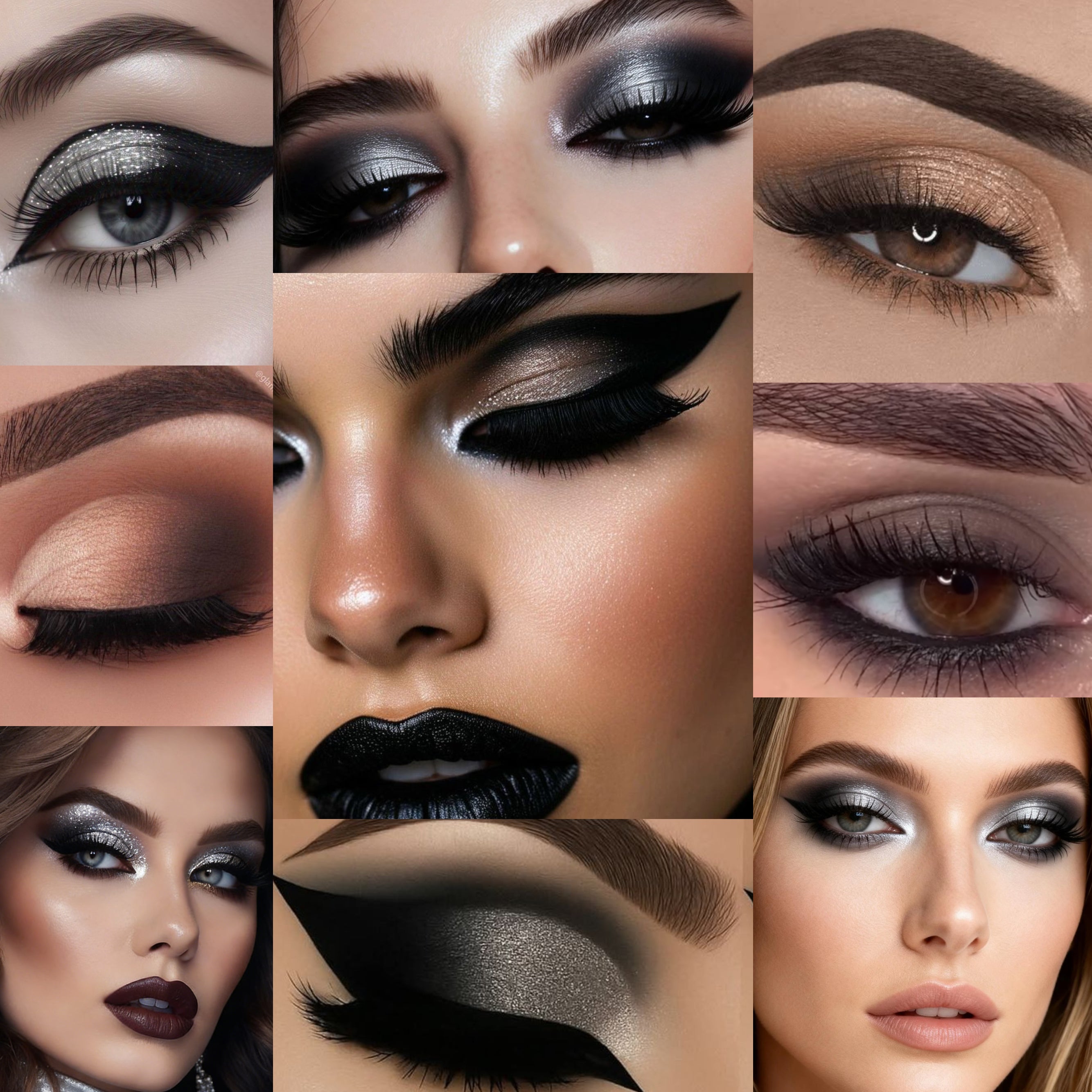 Dark Knight 15-Color Glitter Eyeshadow Palette