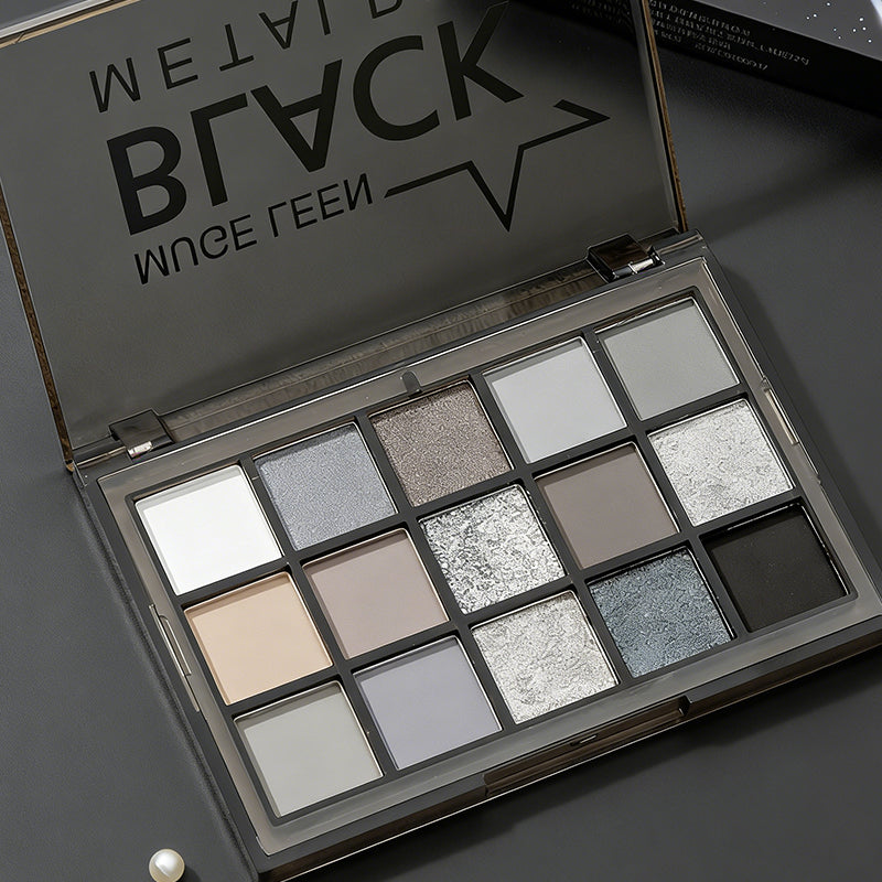 Dark Knight 15-Color Glitter Eyeshadow Palette