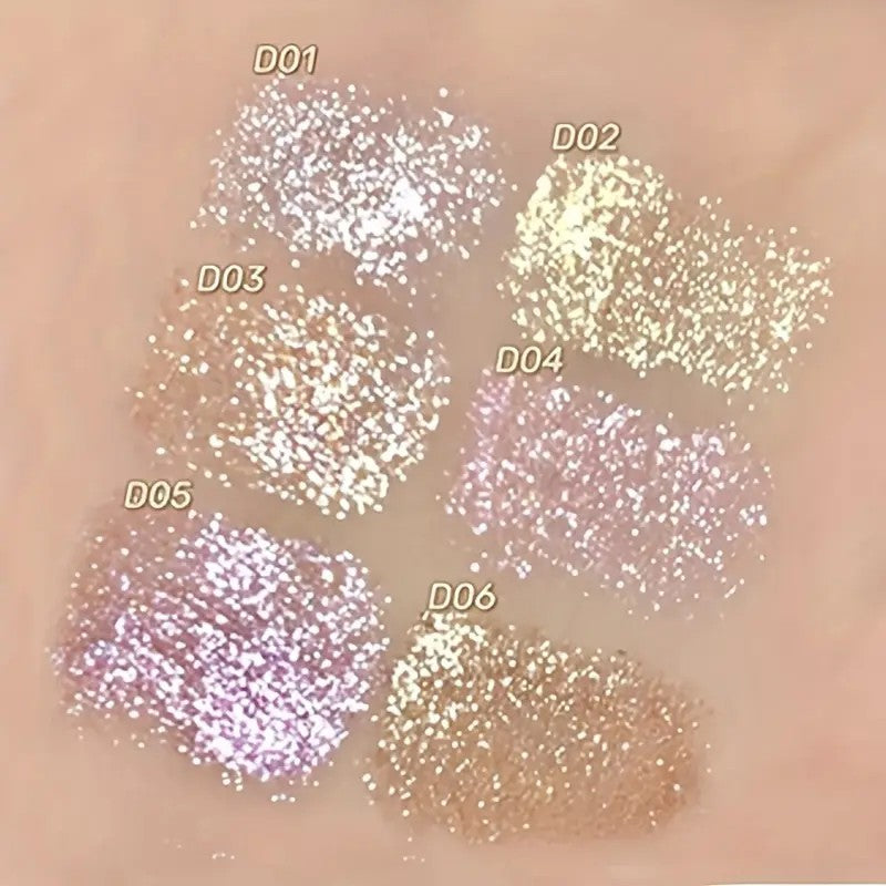 Six-color glitter eyeshadow stick