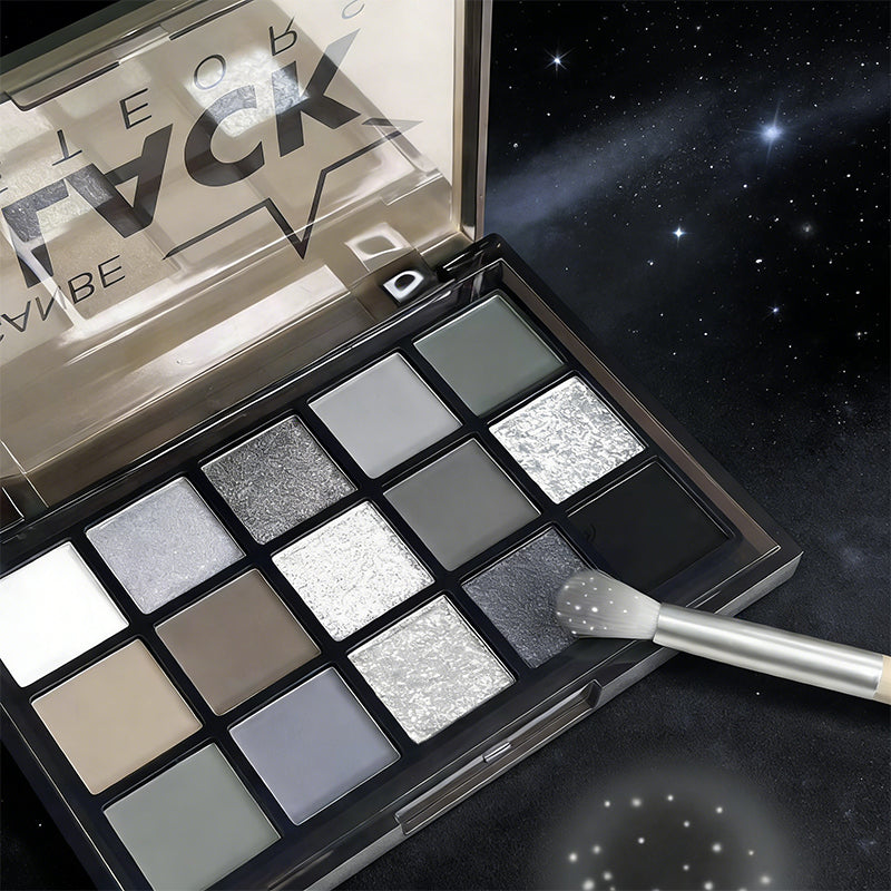 Dark Knight 15-Color Glitter Eyeshadow Palette