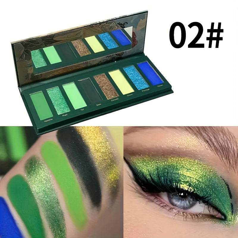 Retro piano keyboard eyeshadow