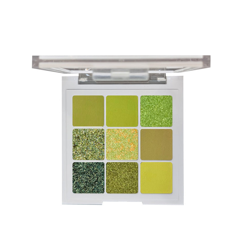Mint Green Glitter 9-Color Eyeshadow