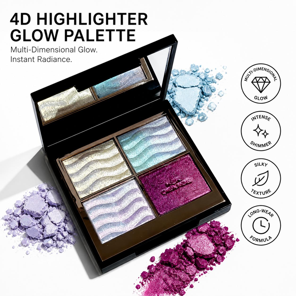 4-Color Multichrome Eyeshadow