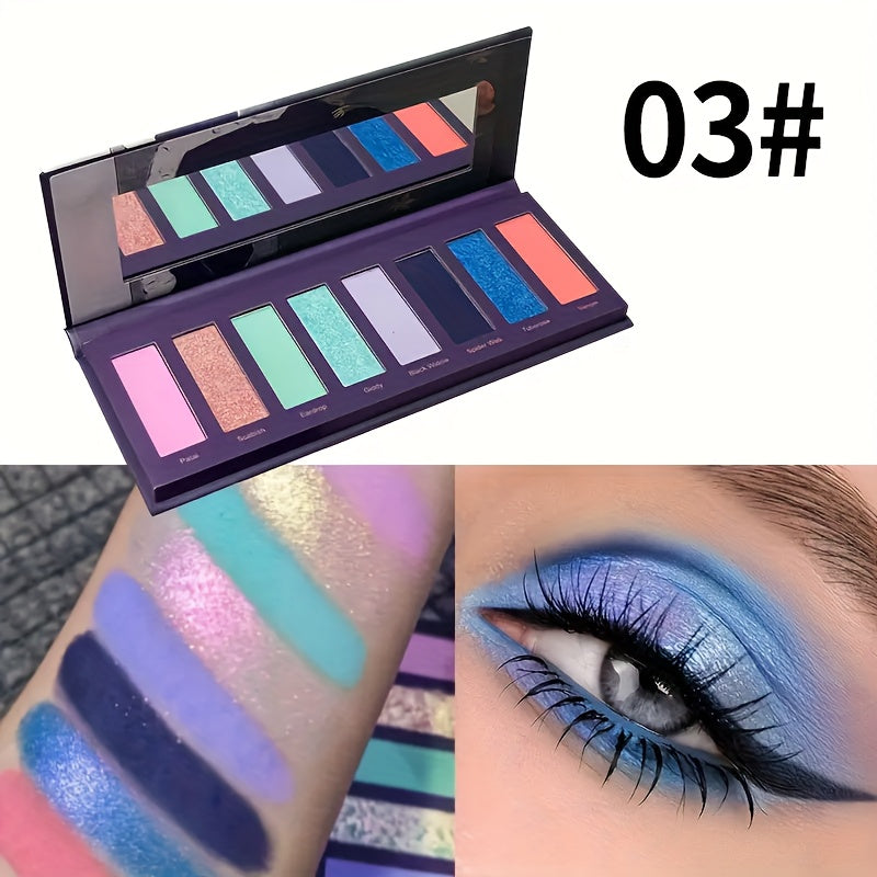 Retro piano keyboard eyeshadow