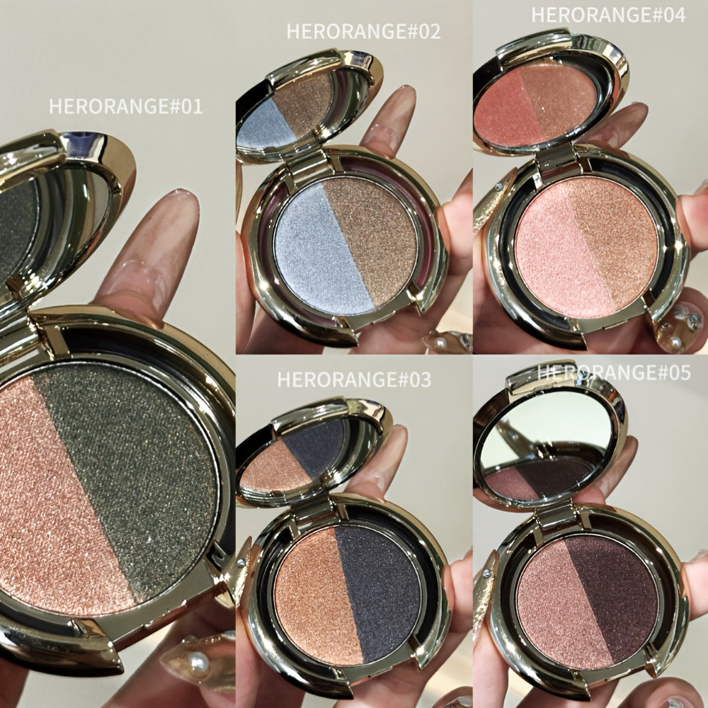 Dual-color eyeshadow palette